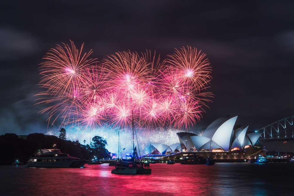 Australia Day Fireworks Syd 