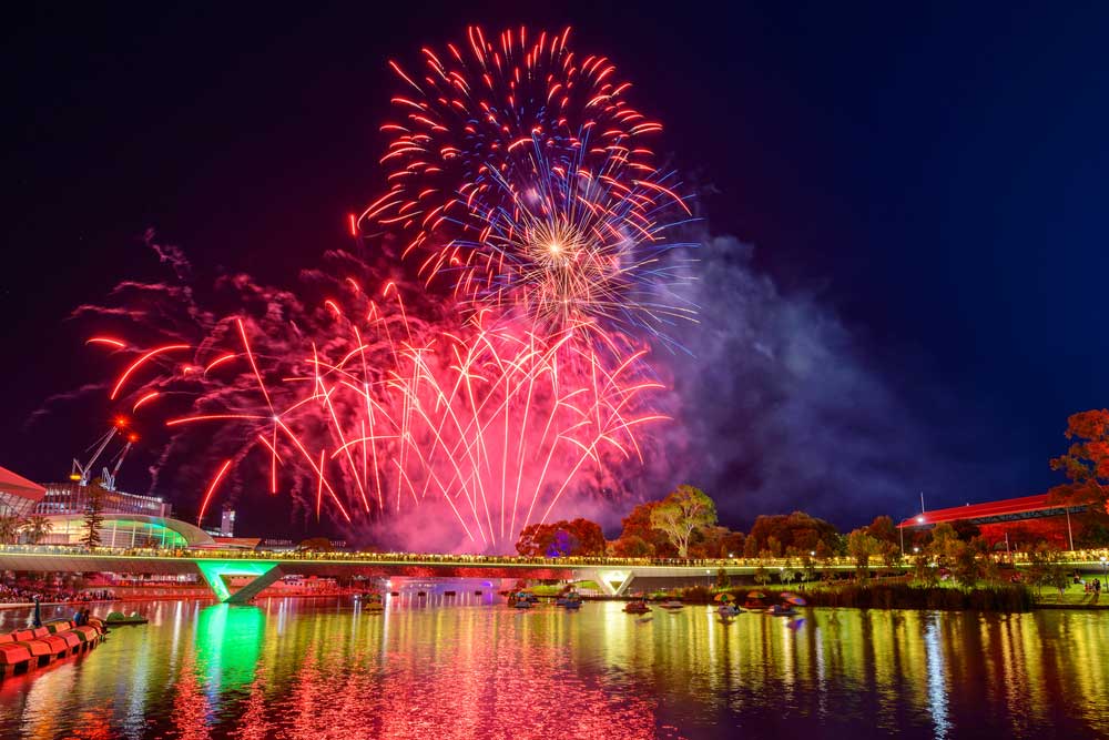 Australia Day Fireworks Adelaide