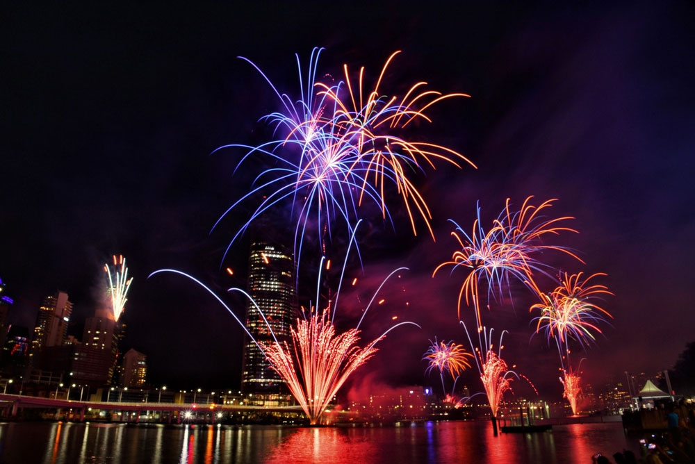 Australia Day Fireworks Brisbane